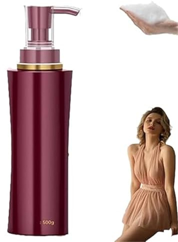 Letsmile Rose Fragrance Body Wash, Golden Glow Shower Gel, Long-Lasting Floral Fragrance, Deep Cleansing, Gentle Moisturizing, Fragrant Bath Milk & Honey for All Skin Types