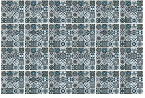 Baldosa adhesiva – vinilo resistente – fácil limpieza – 20x20 cm – lote 24 – antisalpicaduras cocina - Mosaico de azulejos