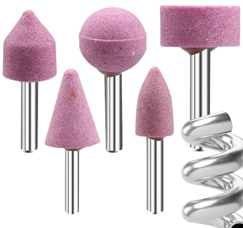 Grinding Attachments for Drills, Pack of 5 Rotary Sanding Discs Attachments, Drill Attachment, for Drilling, Engraving, Polishing, Cutting, Carving, Woodworking, Crafts and Metalworking