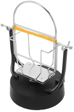 Abaodam Dispositivo Contapassi Automatico Silenzioso Doppio Supporto per Cellulare, Shaker da Tavolo Leggero per Movimento Passo, Adatto per Uso Domestico e Viaggi
