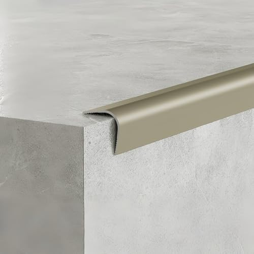 Coayuou Baguette Angle Aluminium Profile De Finition 100cm* 3 Pièces Protection Angle De Mur Conception Minimaliste Antichoc, Pour La Sécurisation Des Enfants Et Animaux(Champagne,20mm)