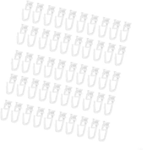 Confezione da 50 guide for tende, affidabili su tutti i binari standard