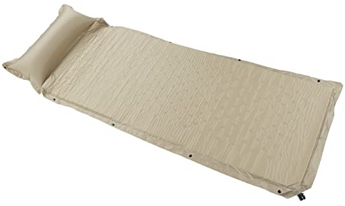 Stylebest Självuppblåsande Liggunderlag Vattentät Khaki Campingmadrass för Utomhusäventyr 76,77 X 25,98 Tum