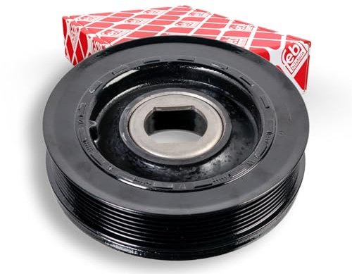 febi bilstein 104451 Riemenscheibe (entkoppelt) für Kurbelwelle, 1 Stück | Kompatibel mit: RENAULT ESPACE V, GRAND SCÉNIC IV, KADJAR, MEGANE III Grandtour, MEGANE IV Grandtour, MEGANE IV Schrägheck