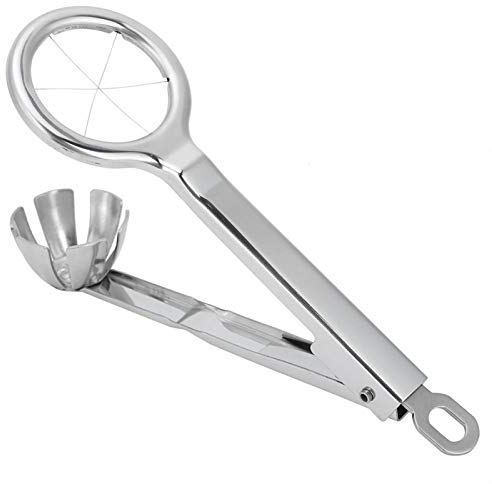 Kuuleyn Ustensiles de Cuisine, 304 Acier Inoxydable coupeur d'oeufs durs séparateur Pinces de Coupe Accessoire de Cuisine