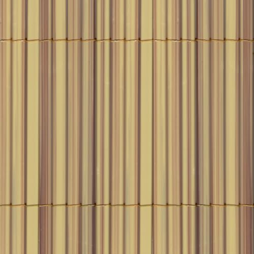 Tenax Colorado 1,00 x 3 m Naturfarbe, Synthetisches Doppelseitiges Schilf, zum Abschirmen von Gärten, Schwimmbädern und privaten Bereichen
