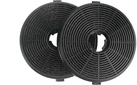 Respekta Aktivkohlefilter für Dunstabzugshauben / 2 Stück im Set / Fettfilter Dunstabzugshaube für Umluftbetrieb / MIZ 6000