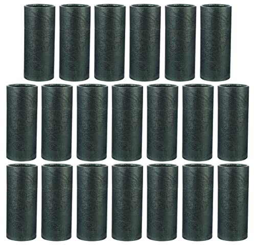Deo-Behälter, 20 Stück, leere Kraftpapier-Gläser, Tube, Karton-Boxen, Geschenkboxen, ätherische Ölflasche, Verpackungsbox, Tube, Verpackungsbox mit Deckel, 50 ml (grün), Kraftpapier-Tube