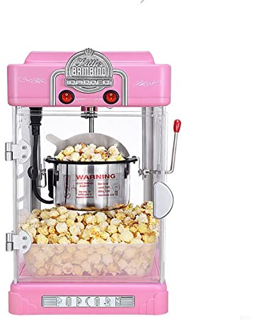JHLP Machine à popcorn de cinéma à air chaud saine – Profitez du pop-corn sans graisse en 2 minutes à la maison – Parfait pour les enfants, les soirées cinéma, les fêtes et le home cinéma – Machine à
