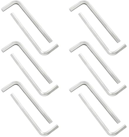 Biaungdo Juego de 12 llaves hexagonales de 4 mm, llave Allen pequeña, llave hexagonal en forma de L, juego de llaves hexagonales, herramienta de reparación de repuesto de cabeza hexagonal para reparar