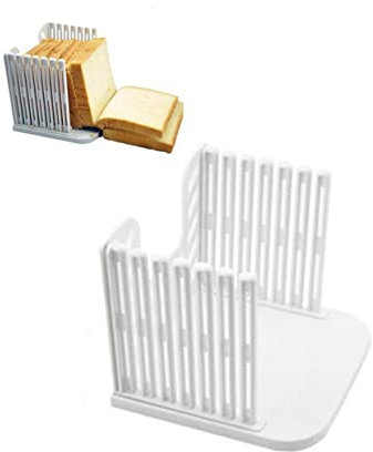 Zerodeko Affettatrice Per Pane Ripiegabile Strumento Per Fette Toast Bagel e Sandwich Taglierina Per Pane Per Uso Facile Da Riporre e Sicura