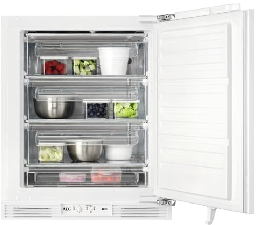 AEG Integrated Freezer OAB6I82EF, 95 L, Class E | 95 L upright freezer, Class E, 81.9 cm, electronic control, fast freeze, 819x596x547mm