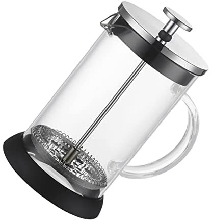 Cabilock Cafetera Prensa Francesa De 350 Ml Acero Inoxidable Resistente Al Calor Filtro Infusor Para Té y Café Para Uso Doméstico Cocina Oficina Negra