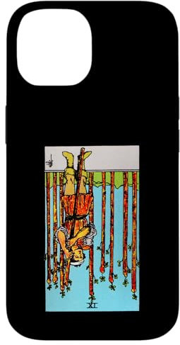 Nine of Wands Carte de tarot inversée Rider Waite Coque pour iPhone 14