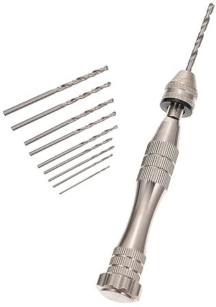 SHINEOFI Herramientas De Perforación Broca De Mano Perforadora De Nogal Para Trabajos De Bricolaje Materiales De Aleación De Aluminio