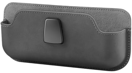 Brillenetui mit Clips, Sonnenblenden-Brillenhalter |Brillengestell-Aufbewahrungsbox mit großem Fassungsvermögen - Auto-Innenraum-Organizer, Auto-Visier-Sonnenbrillenhalter, Karten-Ticket-Halter, selb