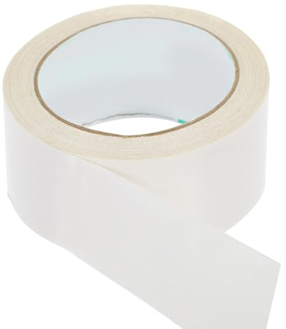 MUCKLILY Nastro Adesivo Biadesivo Telato 5 CM X 10 M Forte per Abiti da Sposa e Riparazioni Nastro Adesivo Decorativo Professionale per Moquette e Pareti Facile da Rimuovere senza