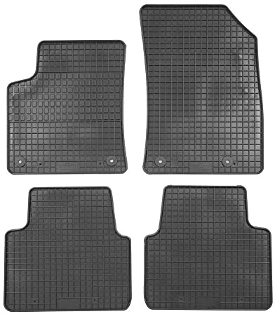 PETEX Gummimatten passend für C3 Aircross ab 11/2017 Fußmatten schwarz 4-teilig