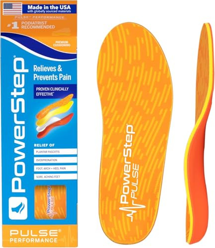 PowerStep Pulse Performance Insole, Neutral Arch, Men 14-15
