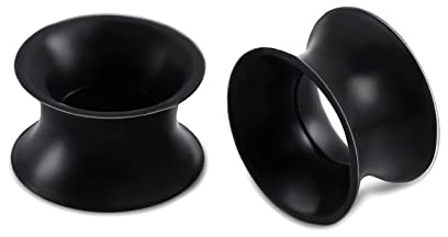 Wycian Tunnel Set, Silikon Tunnel Band 2STCK Silikon Ear Gauge Expander Set für Männer Frauen