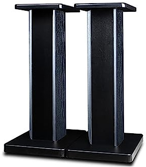 Ddasam lautsprecherstander(40cm) Holz 1 Paar Ständer für Heimkino, HiFi, Bücherregal und Satelliten-Lautsprecher, Holzmaserung, verbessertes Hörerlebnis für Heimkinos
