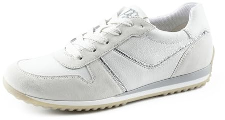 Paul Green Zapatillas de mujer supersuaves con plantilla intercambiable, zapatillas bajas para mujer, plantilla intercambiable, Blanco 05x, 38.5 EU