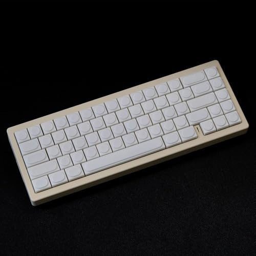 DucKey Transparente Low-Profile Keycaps, Building Block PC-Tastenkappe Für Benutzerdefinierte Mechanische Tastatur(White)