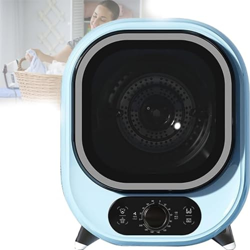 Portable Table Top Vented Tumble Dryer, Freestanding Condenser Electric Cloth Dryer for Small Spaces