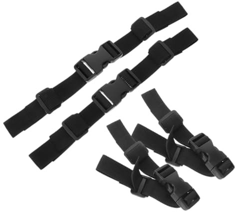 4pcs Adjustable Elastic Backpack Chest Strap with Clips for Hiking Jogging and Camping Anti Slip Compression Strap for Outdoor Activities