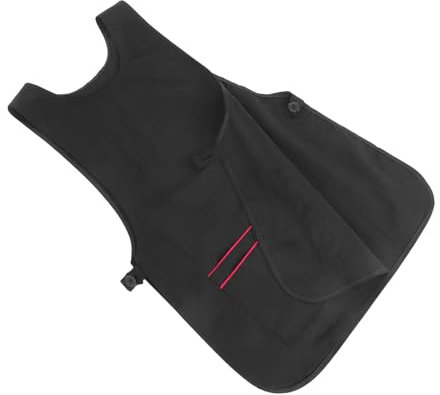 VINTORKY Schürze Schwarz Für Friseur-profis Ärmellos Und Robust Zum Schutz Der Kleidung Beim Styling Oder Kochen Mit Vordertaschen Für Haarspangen Und Werkzeuge Arbeitskleidung Für Küche