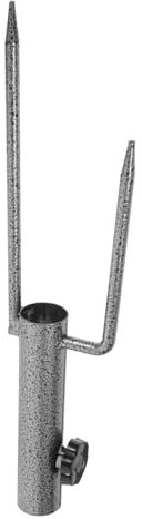 Yardwe Soporte para Sombrilla de Playa Ancla de Paraguas de Punta Metálica Gruesa, Base para Sombrilla de Jardín Adecuado para Decoración Verano en Exteriores y Camping