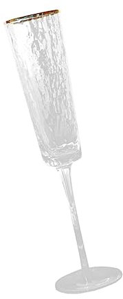 SOLUSTRE 1pieza Copa De Champán Elegante De Cristal Patrón De Martillo Vaso De Vino Europeo Para Bodas y Fiestas Diseño Único y Atractivo