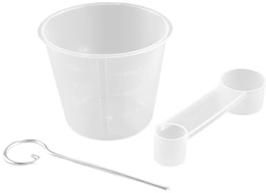 Kit completo de medición de horneado, apto para lavavajillas, cuchara medidora con gancho para masa para panificadoras