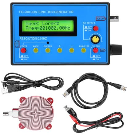 Zenlir 0.01Hz-500kHz DDS Signal Generator with Schumann Resonator Frequency Generator for Oscilloscope Calibration Audios Test