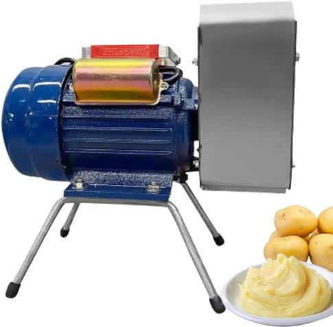 TYH Schiacciapatate in Acciaio Inox, schiacciapatate Elettrico da 750 W, con Albero di macinazione e Ingranaggi, Potenza di Uscita 20-30 kg/h, per purè di Patate/Frutta/Verdura