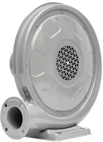 Extracteur d'air, Ventilateur électrique pour Structures gonflables, Ventilateur centrifuge Moyenne Pression avec Moteur entièrement fermé en cuivre Pur (450 mm)
