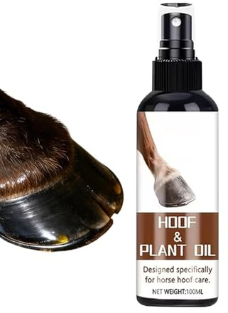 Hästhovvårdsolja 100ml Snabbabsorberande Återfuktande Oljespray | Hovvårdsspray Till Daglig Putsning Och Sprickförebyggande Vård För Hästars Hälsa På Stall Rancher LaduOch Hage