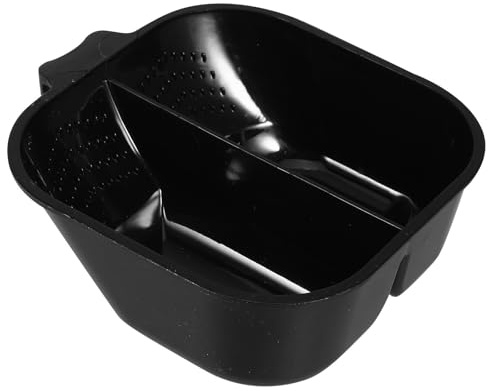 Toddmomy Bol de Teinture Capillaire pour Coloration Cheveux en Plastique Noir Grand Bol à Teindre pour Mélange Professionnel et Utilisation Personnelle à Domicile