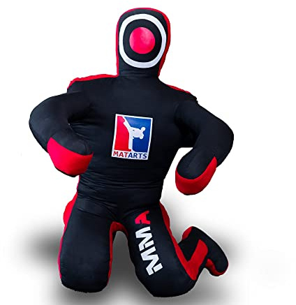 MatArts Sitting Position MMA Grappling Punching Dummy for Kids and Adults - Combat Sports BJJ Jiu Jitsu Judo Karate Taekwondo Wrestling Buddies and Boxing Dummies (59) - UNFILLED