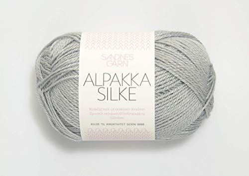 Sandnes Garn Alpakka Silke 7521 graublau, SG11737521