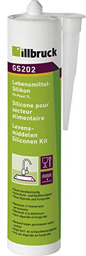 ILLBRUCK 393935 GS202 Lebensmittel Silikon 310ml schwarz