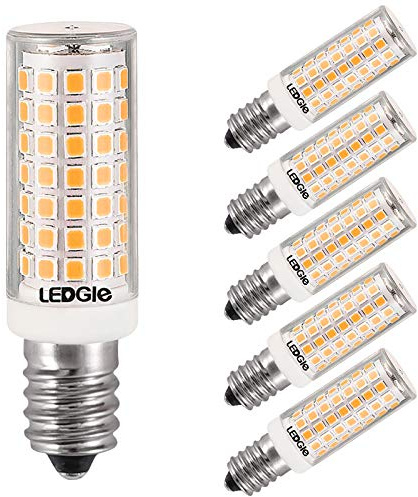 LEDGLE 8W LED Glühbirnen E14 LED Lampe, 88 LEDs 700lm, Warmweiß, 3000K, Weitwinkel, 80W Traditionelles Lampenäquivalent, 6er