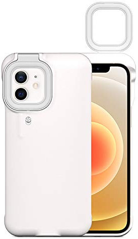 MOBILE CASE iPhone 11 & 12 Case with Ring Light Perfect for Selfie While Protecting Your Phone