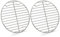 HaWare Griglia di raffreddamento rotonda, set da 2 pezzi, 100% acciaio inox, griglia di raffreddamento per cottura a vapore, ideale per pentole/forno, teglia per torte, forno e lavastoviglie (23 cm)