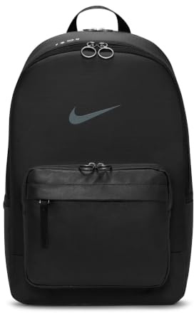 Nike DN3592-010 Nike Heritage Sports backpack Unisex Adult BLACK/BLACK/SMOKE GREY 1SIZE