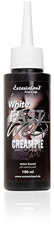 Fastwet® Creampie Sperma-Gleitgel auf Wasserbasis Cum Lube mit Adapter für TIEF-REINSPRITZ-GARANTIE wasserbasiertes Gleitmittel - verschiedene Größen (100ml)