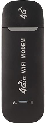 Módem WiFi USB 4G LTE, Enrutador Portátil 4G de 150 Mbps, Dispositivos Móviles de Internet con Ranura para Tarjeta SIM Punto de Acceso de Viaje de Alta Velocidad Mini Enrutador