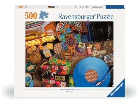 Ravensburger Puzzle Hallo Vinyl! - 500 Teile Puzzle für Erwachsene | 500 Teile Puzzle, Erwachsenenpuzzle, Geschenk für Frauen und Männer