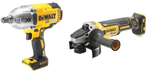 DeWalt - Boulonneuse à Chocs 1/2' Brushless XR 18V 5Ah Li-ion - DCF899NT-XJ & Meuleuse XR 18 V 125 mm Brushless DCG405NT (machine nue)