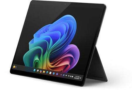 Microsoft Surface Pro (chargeur inclus) | Copilot+ PC | Ecran tactile OLED 13” | Snapdragon® X Elite | 16Go RAM | SSD 1To | Dernier Modèle, 11ème Edition | Noir